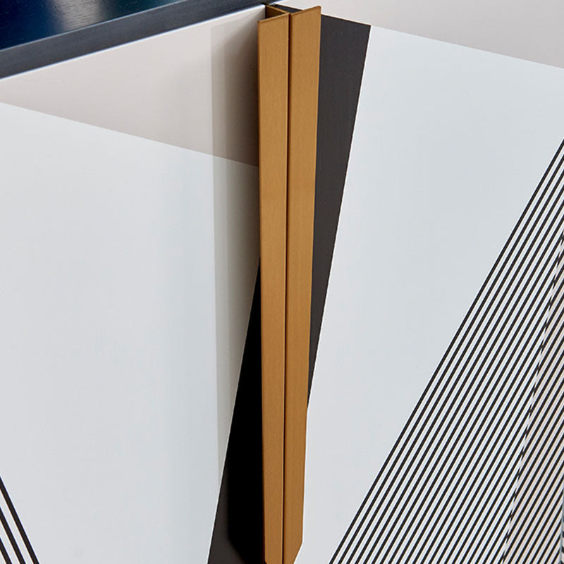 Mobili moderni buffet sideboard ingegnerizzato in legno da pranzo largo 15,7 pollici