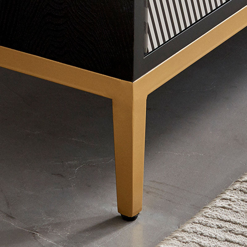 Mobili moderni buffet sideboard ingegnerizzato in legno da pranzo largo 15,7 pollici