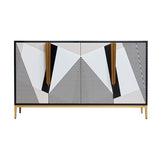 Mobili moderni buffet sideboard ingegnerizzato in legno da pranzo largo 15,7 pollici