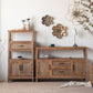 Farmhouse Brown Sideboard Solid Wood Server Tavolo per sala da pranzo