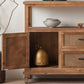 Farmhouse Brown Sideboard Solid Wood Server Tavolo per sala da pranzo