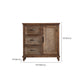 Farmhouse Brown Sideboard Solid Wood Server Tavolo per sala da pranzo