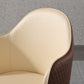 Round Base Style Side Chair Leather Lounge Chair for Living Room Clearhalo 'Accent Chairs' 'accent_chairs' 'Chairs & Seating' 'furn' 'furn_accent_chairs' 'Furniture' 'Living Room Furniture' 7325695