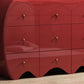 Contemporary Horizontal Double Dresser Wood Storage Dresser with 9 Drawers for Home Clearhalo 'Bedroom Furniture' 'Dressers & Chests' 'dressers_chests' 'furn' 'furn_dressers_chests' 'Furniture' 7325752