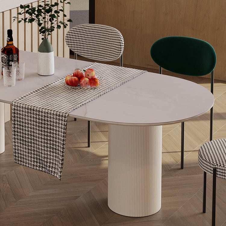 Free Form Dining Table for Home Modern Dinette Table with 3 Legs Clearhalo 'Dining Tables & Seating' 'Dining Tables' 'dining_table' 'furn' 'furn_dining_table' 'Furniture' 'Kitchen & Dining Furniture' 7326853
