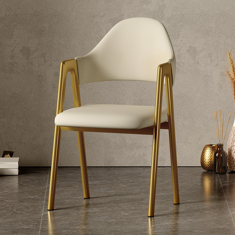 Silla de brazo tapizado contemporáneo en el hogar silla de comedor en casa