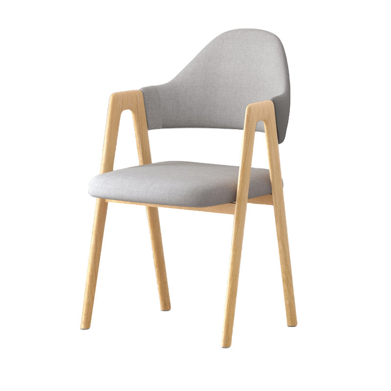 Silla de brazo tapizado contemporáneo en el hogar silla de comedor en casa