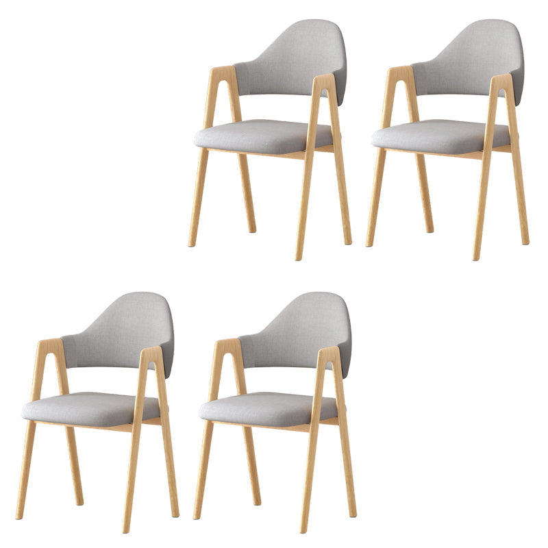 Silla de brazo tapizado contemporáneo en el hogar silla de comedor en casa