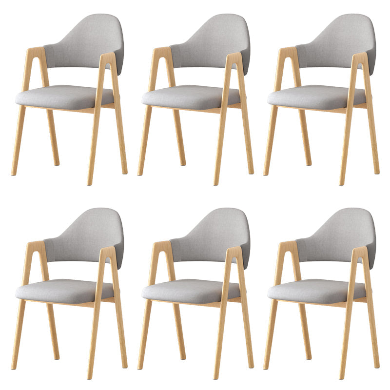 Silla de brazo tapizado contemporáneo en el hogar silla de comedor en casa