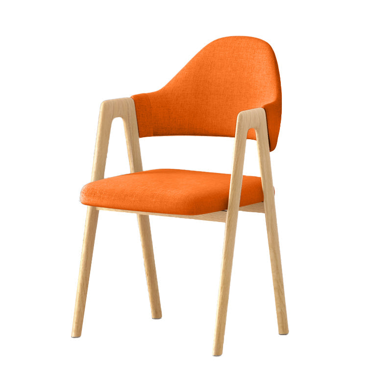 Silla de brazo tapizado contemporáneo en el hogar silla de comedor en casa