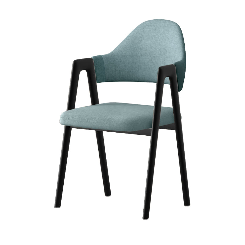 Silla de brazo tapizado contemporáneo en el hogar silla de comedor en casa