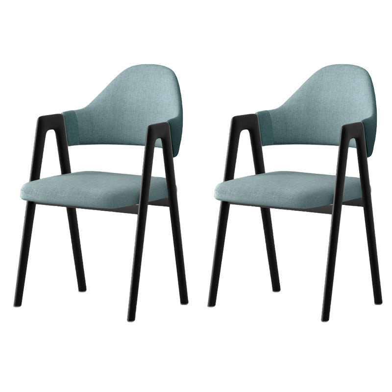 Silla de brazo tapizado contemporáneo en el hogar silla de comedor en casa