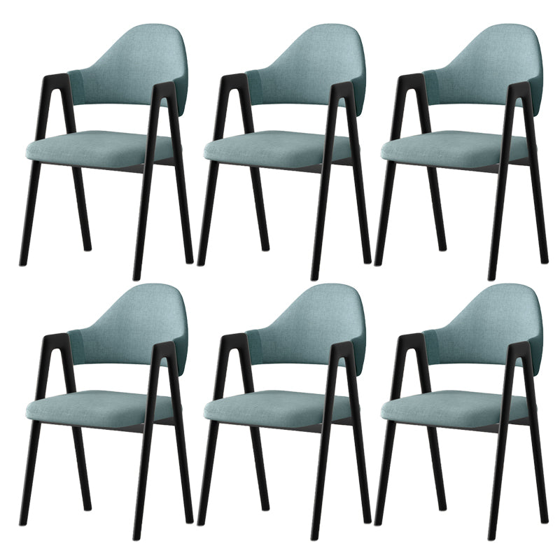 Silla de brazo tapizado contemporáneo en el hogar silla de comedor en casa