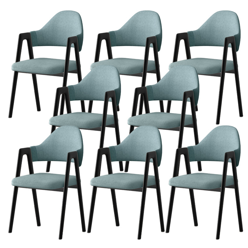 Silla de brazo tapizado contemporáneo en el hogar silla de comedor en casa