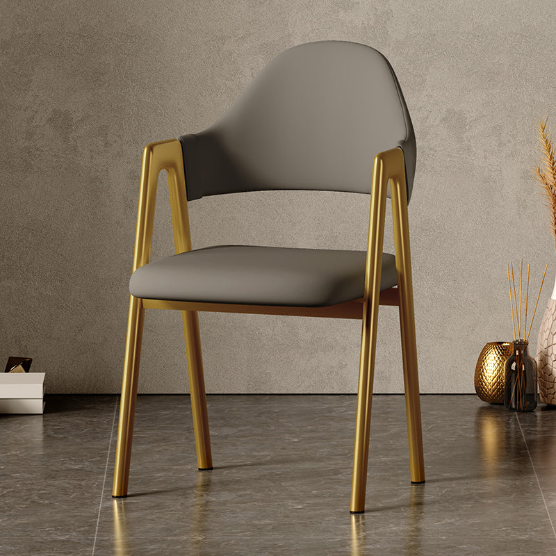 Silla de brazo tapizado contemporáneo en el hogar silla de comedor en casa