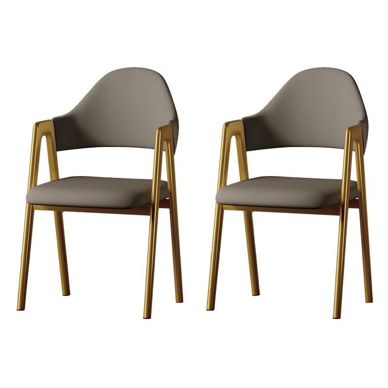 Silla de brazo tapizado contemporáneo en el hogar silla de comedor en casa