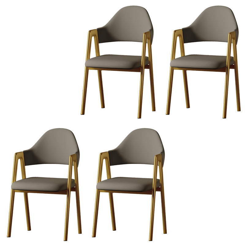 Silla de brazo tapizado contemporáneo en el hogar silla de comedor en casa