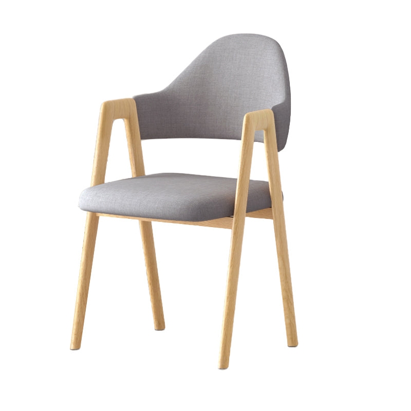 Silla de brazo tapizado contemporáneo en el hogar silla de comedor en casa