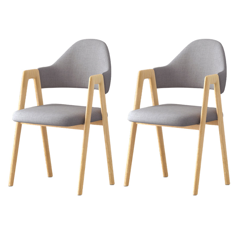 Silla de brazo tapizado contemporáneo en el hogar silla de comedor en casa