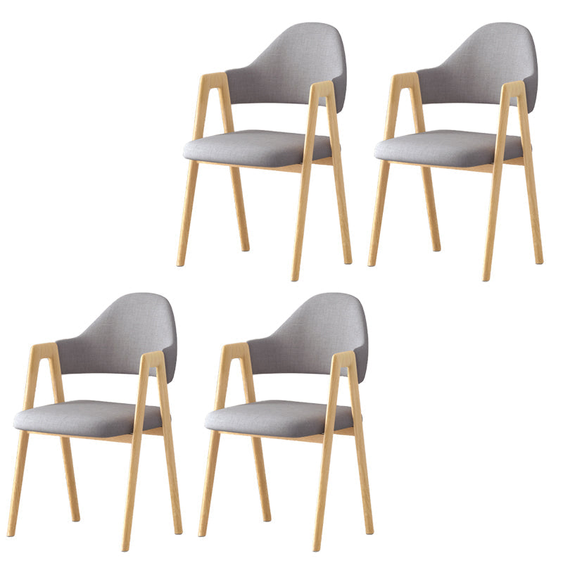 Silla de brazo tapizado contemporáneo en el hogar silla de comedor en casa