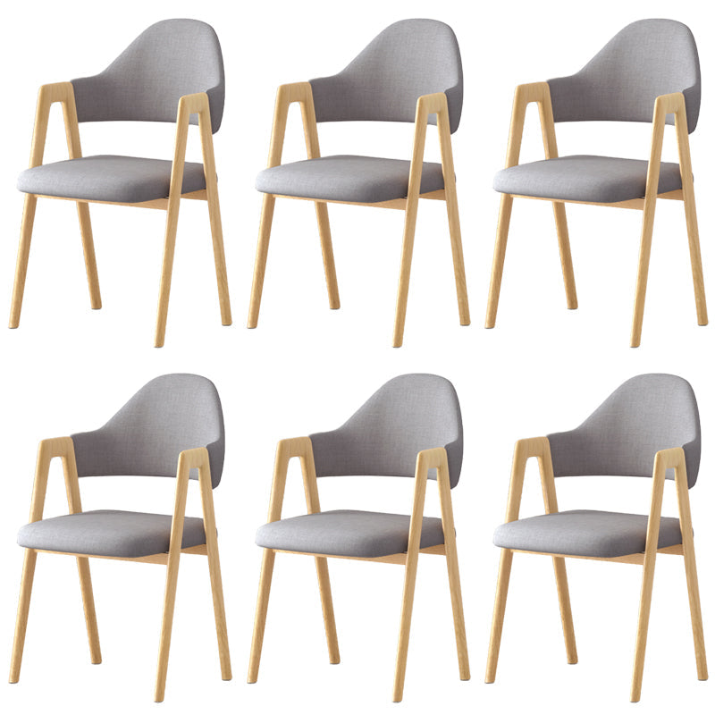 Silla de brazo tapizado contemporáneo en el hogar silla de comedor en casa