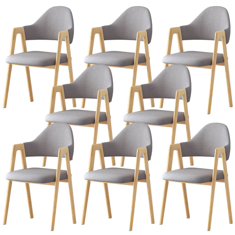 Silla de brazo tapizado contemporáneo en el hogar silla de comedor en casa