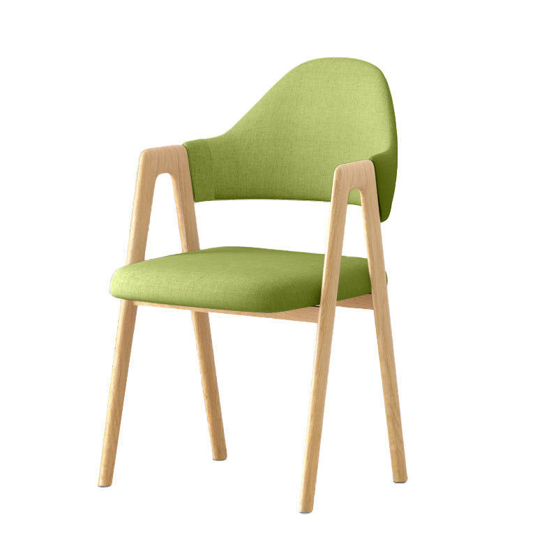 Silla de brazo tapizado contemporáneo en el hogar silla de comedor en casa