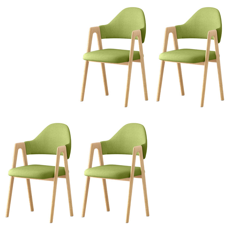 Silla de brazo tapizado contemporáneo en el hogar silla de comedor en casa