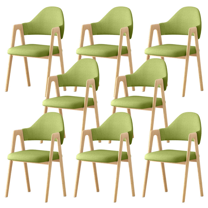 Silla de brazo tapizado contemporáneo en el hogar silla de comedor en casa