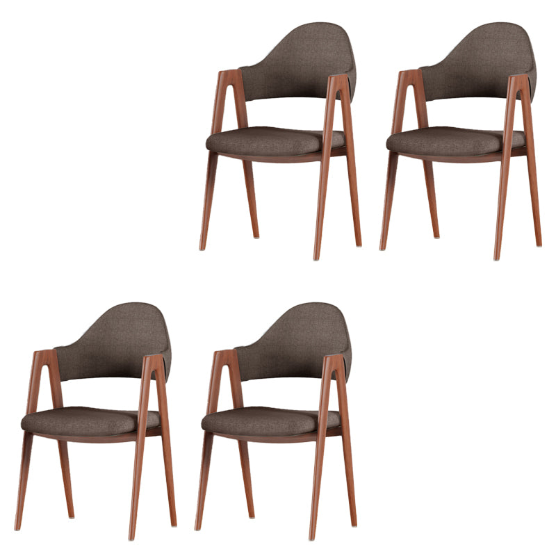 Silla de brazo tapizado contemporáneo en el hogar silla de comedor en casa