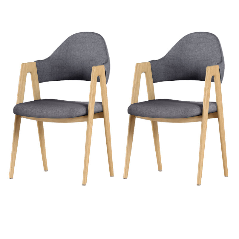 Silla de brazo tapizado contemporáneo en el hogar silla de comedor en casa