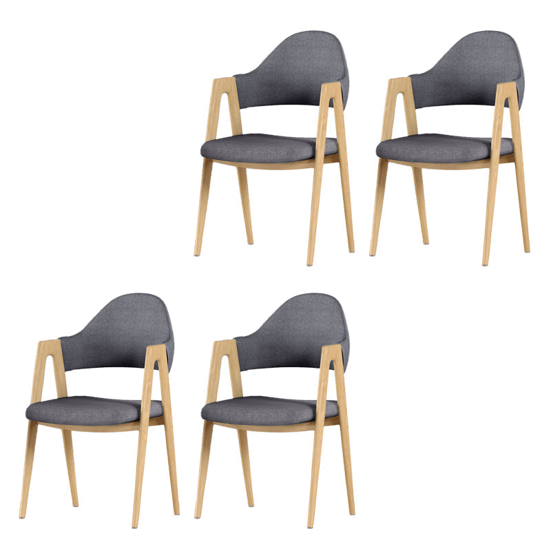 Silla de brazo tapizado contemporáneo en el hogar silla de comedor en casa