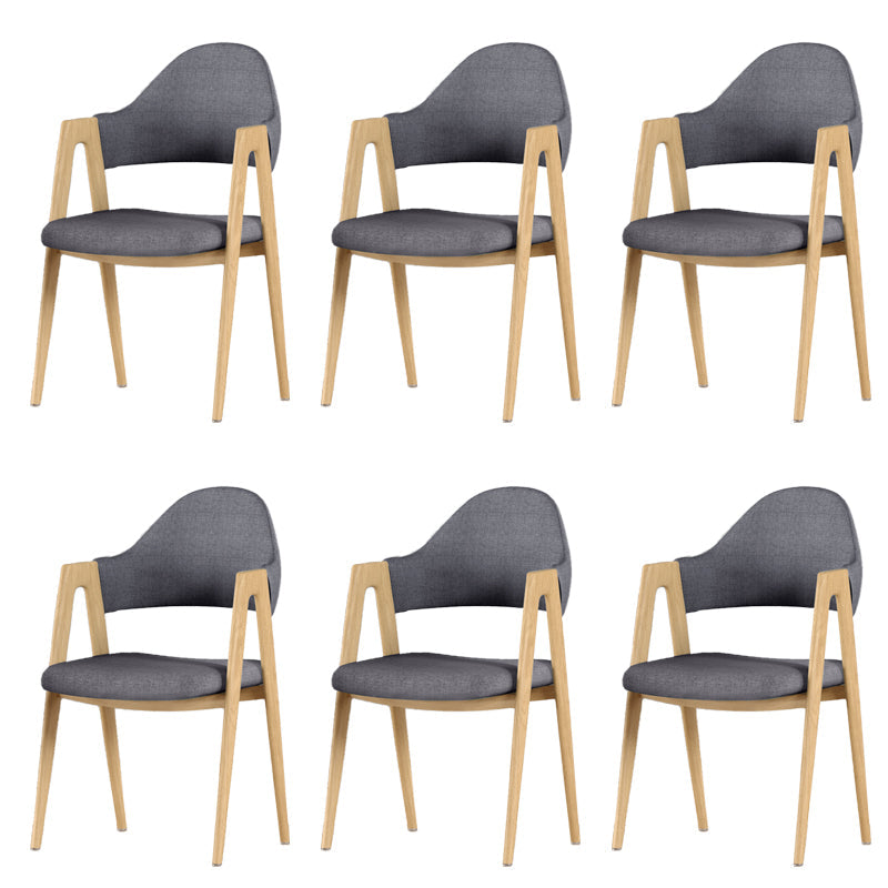 Silla de brazo tapizado contemporáneo en el hogar silla de comedor en casa