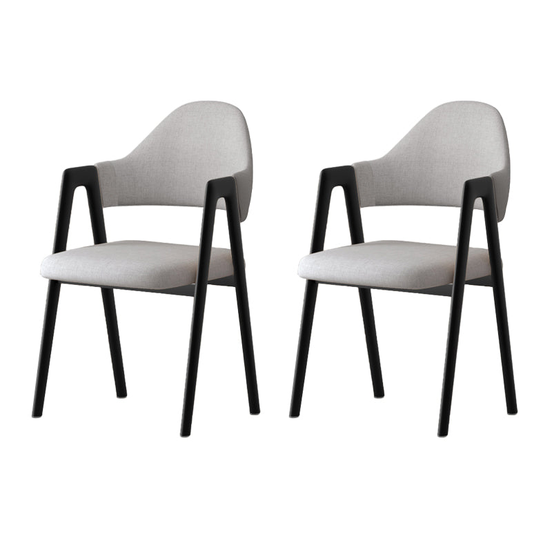 Silla de brazo tapizado contemporáneo en el hogar silla de comedor en casa