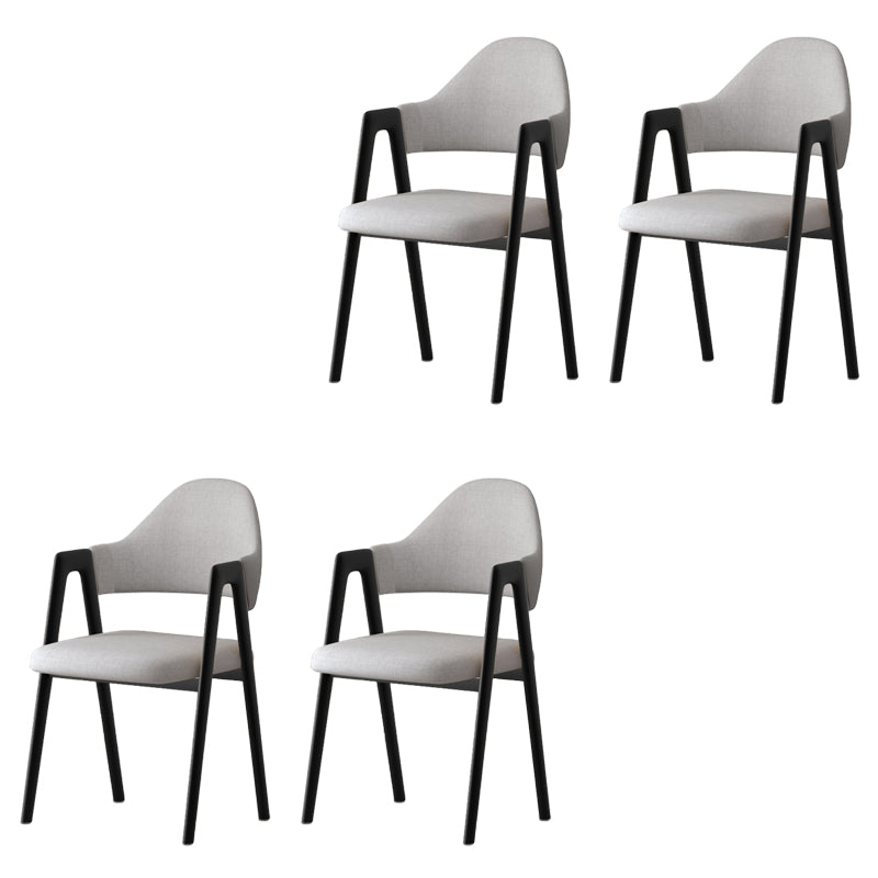 Silla de brazo tapizado contemporáneo en el hogar silla de comedor en casa