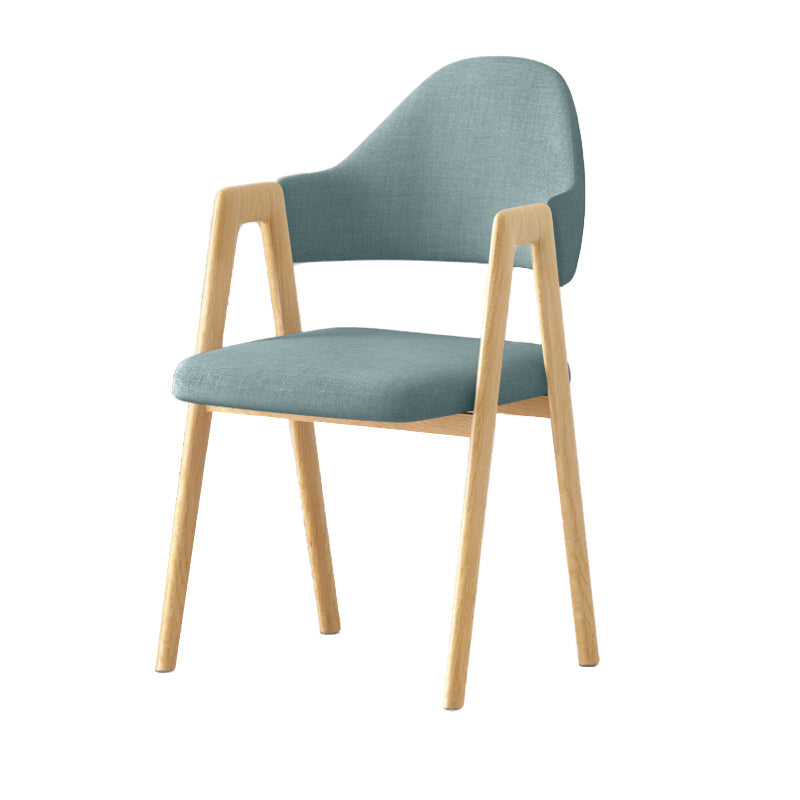 Silla de brazo tapizado contemporáneo en el hogar silla de comedor en casa