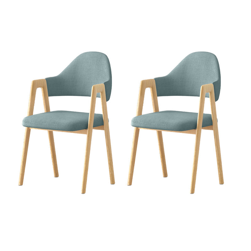 Silla de brazo tapizado contemporáneo en el hogar silla de comedor en casa