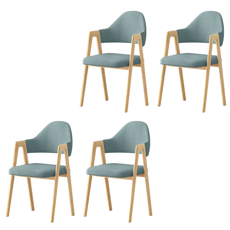 Silla de brazo tapizado contemporáneo en el hogar silla de comedor en casa