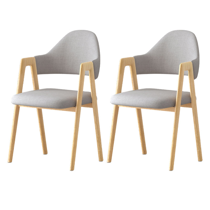 Silla de brazo tapizado contemporáneo en el hogar silla de comedor en casa