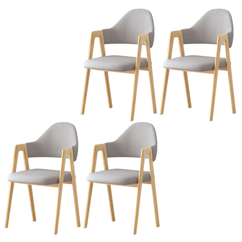 Silla de brazo tapizado contemporáneo en el hogar silla de comedor en casa