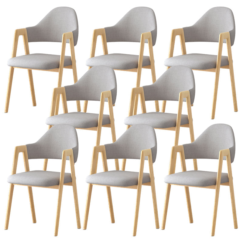 Silla de brazo tapizado contemporáneo en el hogar silla de comedor en casa