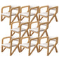 Open Back Arm Chairs Solid Wood Dining Chairs for Dining Room Off-White 8 Piece Set Natural Wood Clearhalo 'Dining Chairs' 'Dining Tables & Seating' 'dining_chair' 'furn' 'furn_dining_chair' 'Furniture' 'Kitchen & Dining Furniture' 7327041