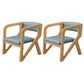 Open Back Arm Chairs Solid Wood Dining Chairs for Dining Room Gray Blue 2 Piece Set Natural Wood Clearhalo 'Dining Chairs' 'Dining Tables & Seating' 'dining_chair' 'furn' 'furn_dining_chair' 'Furniture' 'Kitchen & Dining Furniture' 7327058