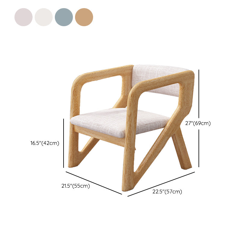 Open Back Arm Chairs Solid Wood Dining Chairs for Dining Room Clearhalo 'Dining Chairs' 'Dining Tables & Seating' 'dining_chair' 'furn' 'furn_dining_chair' 'Furniture' 'Kitchen & Dining Furniture' 7327062