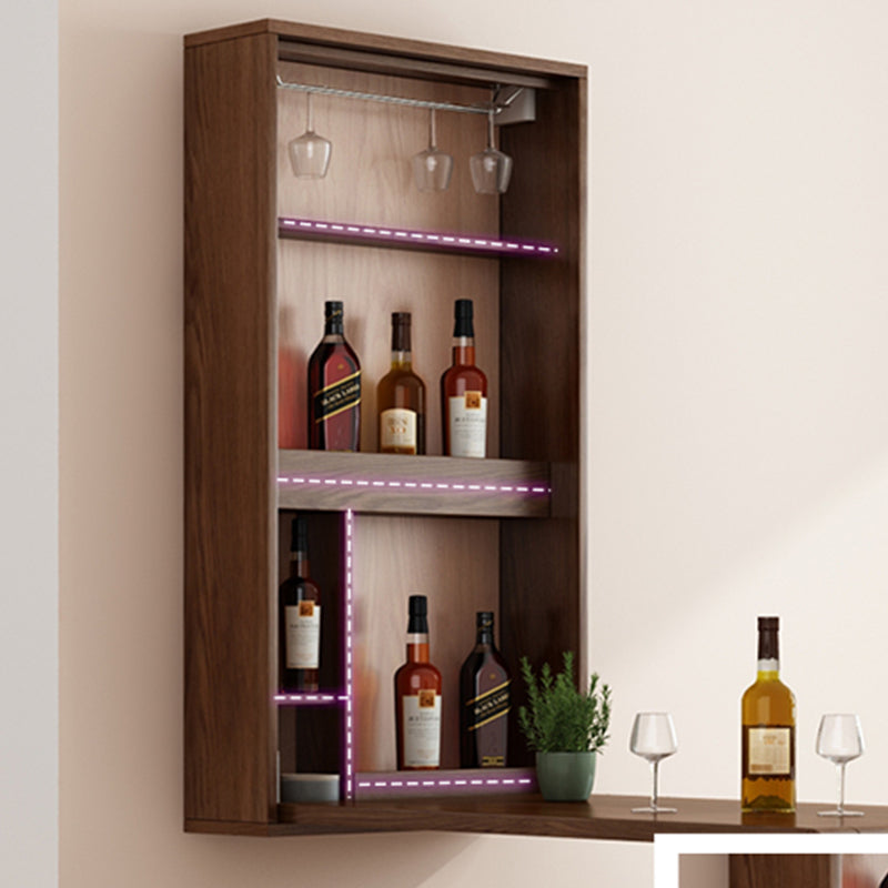 Table de bar rectangulaire en bois massif, table de salle à manger extensible pour la cuisine