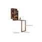 Table de bar rectangulaire en bois massif, table de salle à manger extensible pour la cuisine