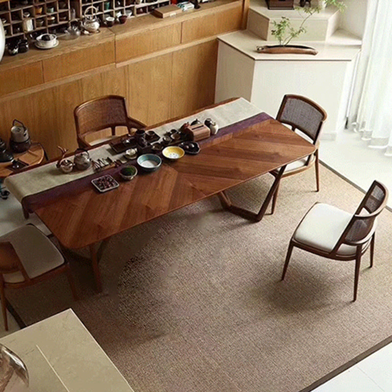 Solid Wood Lounge Chair Woven Back Side Chair with Solid Color Legs Clearhalo 'Accent Chairs' 'accent_chairs' 'Chairs & Seating' 'furn' 'furn_accent_chairs' 'Furniture' 'Living Room Furniture' 7327544