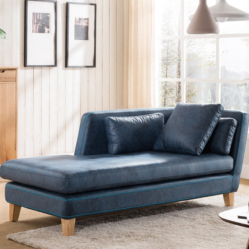 Scandinavian Upholstered Chaise Lounge Couch One Armed Chaise Lounge Clearhalo 'Chairs & Seating' 'Chaise Lounge' 'chaise_lounge' 'furn' 'furn_chaise_lounge' 'Furniture' 'Living Room Furniture' 7327670