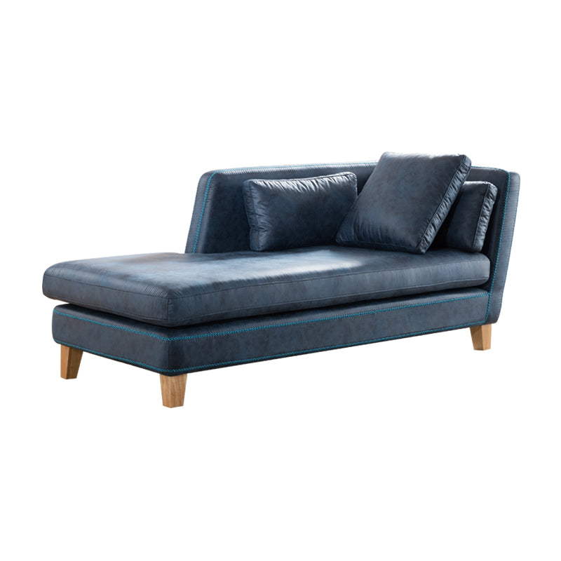 Scandinavian Upholstered Chaise Lounge Couch One Armed Chaise Lounge Clearhalo 'Chairs & Seating' 'Chaise Lounge' 'chaise_lounge' 'furn' 'furn_chaise_lounge' 'Furniture' 'Living Room Furniture' 7327672