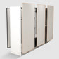 Modern Artificial Wood Wardrobe Armoire Freestanding Wardrobe in White
